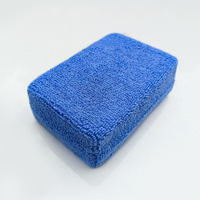 Éponges en microfibres pour lavage de voiture, applicateurs en microfibres de qualité supérieure pour le lavage de voiture, kit de nettoyage de voiture