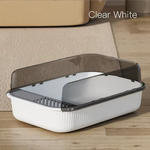 Vente Directe – <span class=keywords><strong>Bac</strong></span> <span class=keywords><strong>à</strong></span> Litière pour Chat Écologique 20L en Plastique Grand Format avec Nettoyage Facile, <span class=keywords><strong>Bac</strong></span> <span class=keywords><strong>à</strong></span> <span class=keywords><strong>Sable</strong></span> Intérieur Durable en PP, Kit d'Accessoires de Toilette - Product Image 4