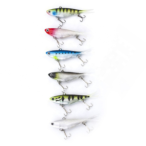 Soft Plastic Vibe Lures x5, 95mm, Vib Vibes Blade trazo transam Fishing Lure
