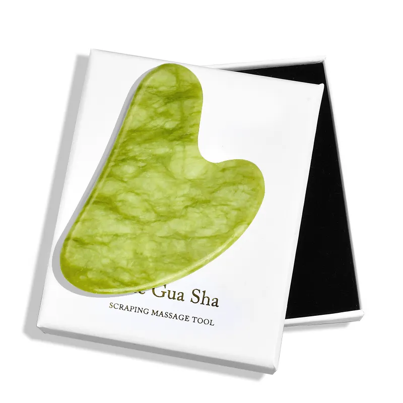 Best Price Green Jade Gua Sha Board Pure Natural Jade Guasha Product Anti-aging Gua Sha Massage Tool