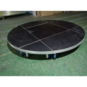 <span class=keywords><strong>DJ</strong></span> Setups Scène d'événement Bande de <span class=keywords><strong>musique</strong></span> extérieure Plate-forme de scène mobile en aluminium avec quatre pieds à hauteur réglable - Product Image 6