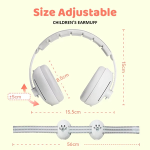 2 trong 1 thiết kế thoải mái phù hợp với thính giác bảo vệ giấc ngủ cách âm bé earmuffs tiếng ồn hủy bỏ Tai nghe cho trẻ sơ sinh - Product Image 4