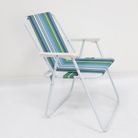 Chaise de plage pliante d'extérieur avec ressort, portable et pliable pour le camping, la terrasse, le jardin, l'hôtel, la cour et le bord de la piscine
