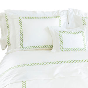 Ensembles de literie de luxe brodés 100 coton 300T <span class=keywords><strong>satin</strong></span> queen size pour hôtel étoile - Product Image 1