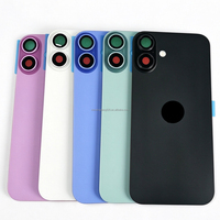 Pièces de rechange pour téléphone : Châssis 14 avec lentille NFC, Coque arrière 15 Plus, Verre arrière 16 Pro Max pour iPhone – Coque de remplacement
