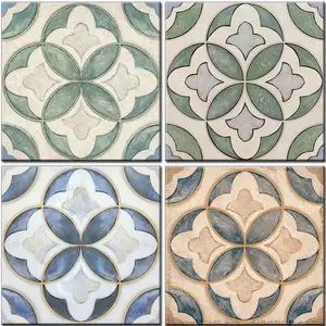 Il Design floreale europeo 30*30 rende le piastrelle per pareti della stanza della superficie della parete del pavimento del bagno della casa dell'hotel di bellezza della casa