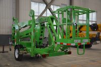 Plateforme élévatrice mobile hydraulique tractable YILU LIFT certifiée CE, 26 m, transport facile, haute performance, pour travaux en hauteur en extérieur