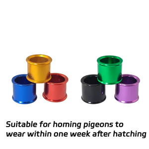 Bagues de pied personnalisées en aluminium pour pigeons et perroquets, prix usine, avis clients - Product Image 3