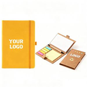 Wholesale Custom <b>A6</b> Logo Printed Pu Leather Notebook for Business Promo Gift Hard Cover Notebooks - Product Image 1