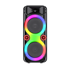 Portable <b>Speaker</b> 2x8 30W Rechargeable Bluetooth LED Light TWS SD <b>USB</b> KK 8201 - Product Image 2