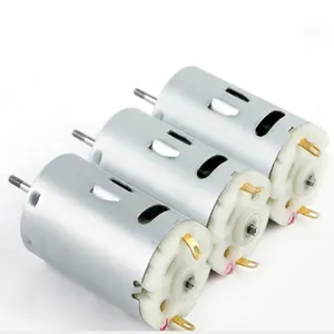 Hot sale high rpm long shaft low noise 5 volt 12v 365 small dc motor with fan blades