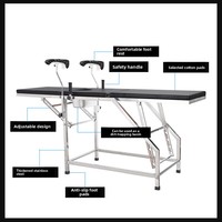 Table d'examen gynécologique en acier inoxydable médical, lit d'opération électrique, chaise de chirurgie obstétricale, soins à domicile et hospitaliers