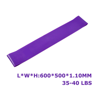 40LBS抵抗ループエクササイズバンド/強度トレーニング用抵抗レベル別弾性ワークアウトバンド - Product Image 2