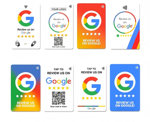 Etiqueta de Tarjeta NFC de PVC con Logotipo Personalizado, Ntag213, Tamaño Estándar, Plástico, Redes Sociales, Tapfive para Hotel, RFID, Código QR, Reseña de <span class=keywords><strong>Google</strong></span> - Product Image 3
