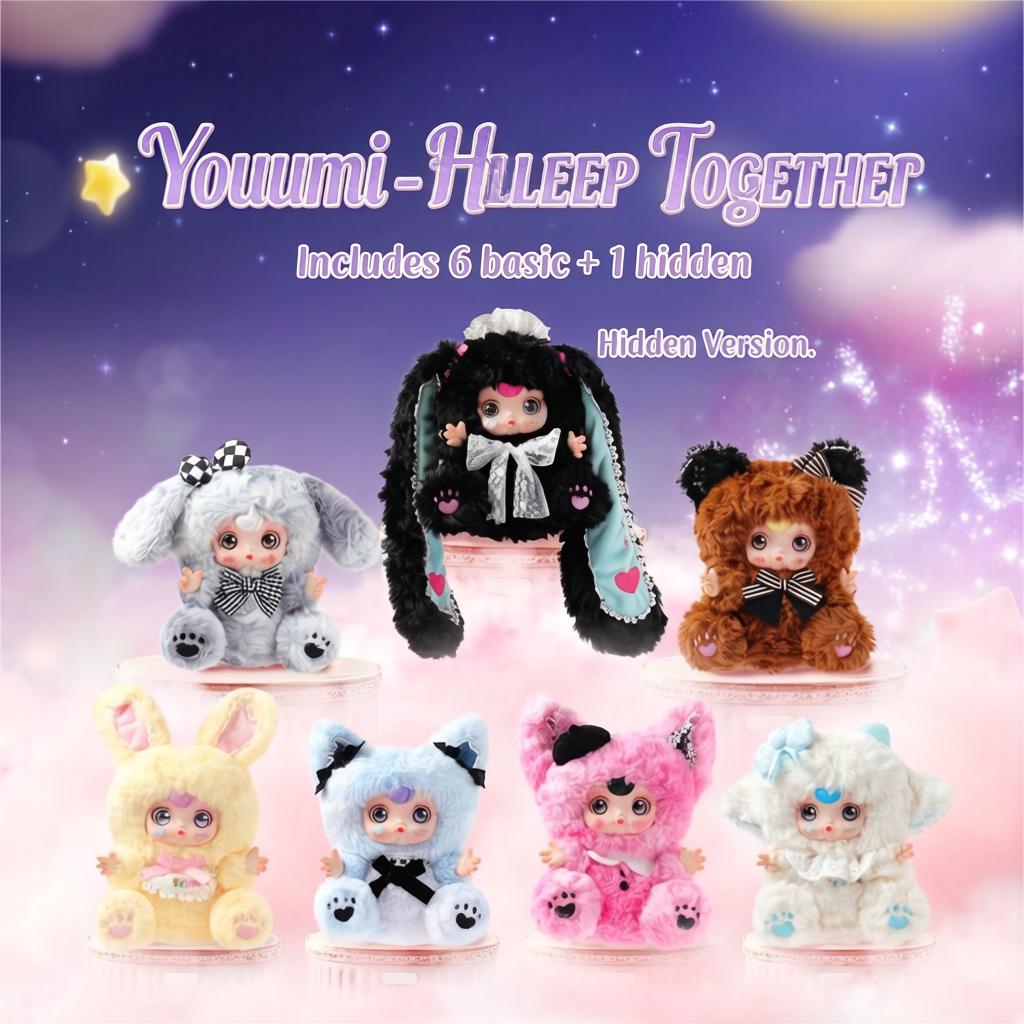 Youmi Together Peluche Abbraccio e Sonno (Confezione da 6)