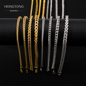 Fashion Electroplated Versatile Single Weave <b>Chain</b> <b>Bracelet</b> Unisex Minimalist Metal Link <b>Bracelet</b> For <b>Men</b> Women Daily Jewelry - Product Image 3