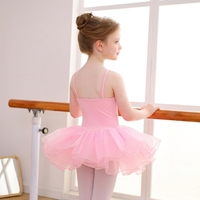 Justaucorps de ballet pour filles, tutu à sequins, robe en tulle à bretelles fines, vêtements de danse pour enfants de haute qualité, option de logo personnalisé pour l'entraînement quotidien