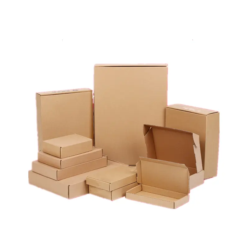 Высококачественные экологически чистые упаковочные коробки с индивидуальным логотипом и двусторонней печатью
