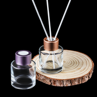 Bouteille vide en verre pour diffuseur de parfum de voiture avec clip de ventilation et bâtonnets