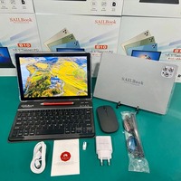 Bantalan Tablet HD 10.1 inci, Tablet PC bisnis layar air dengan Keyboard dan Mouse B10 dengan memori 2GB 32GB