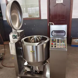 Factory price customized stainless steel electric heating oil jacketed automatic sauces jams pastes food cooking machine