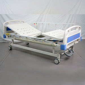 Letto Ospedaliero Regolabile Manualmente con Doppia Manovella e Schienale Personalizzabile per Cliniche e Centri Sanitari - Product Image 3