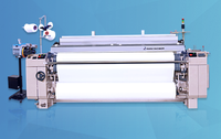 HJW822 Machine automatique à tisser les fils lisses Machine à tisser à jet d'eau à haute efficacité à double buse unique Machine textile