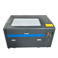 Machine de découpe et de gravure laser CO2 4060 50W 400x600mm, découpeuse laser industrielle à refroidissement par eau pour plastique et verre