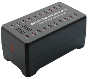 Hochleistung 200 W 300 W 400 W 20 Usb 40 Usb 60 Ports Desktop-USB-Ladegerät Ladestation HUB