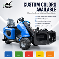 Chargeuse compacte LAWNIO 739cc en stock, prête à être expédiée, entretien pratique, chargeuse compacte pour travaux d'aménagement paysager