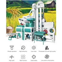 20-30TPD structure compacte un passage 25KW 380V50HZ/220V60HZ combiné riz fraiseuse Backbone machines moulin à riz