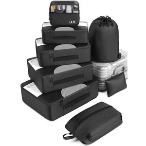 High Quality 8 Pcs <b>Collapsible</b> Travel Organizer Custom logo Expandable Compression Packing Cubes for <b>Suitcases</b> - Product Image 6