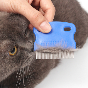 BSCIプロモーションギフトダブルホールペットグルーミングフリーライスコーム犬猫小動物用 - Product Image 2