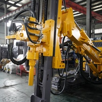 Machine de forage rotative à chenilles KZ420T diesel électrique à double usage, montée, pneumatique, hydraulique, pour forage de trous de tir
