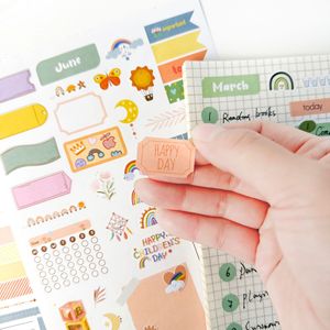 Adesivi per pianificatore estetico prenota gli accessori adesivi perfetti per la pianificazione dell'adesivo libro bohémien - Product Image 6