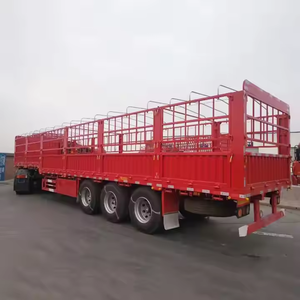 Semi-remorque à ridelles 3 ou 4 essieux pour transport d'animaux, capacité 50T-60T, livraison directe usine, à vendre - Product Image 3