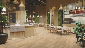 Revêtement de <span class=keywords><strong>sol</strong></span> <span class=keywords><strong>Gerflor</strong></span> Creation 30 LVT 0441 Chêne Miel, Planches de vinyle de luxe imperméables pour bureaux et commerces - Product Image 3