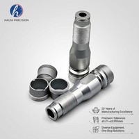 Kit de chemises de cylindre usinées CNC 5 axes en alliage d'aluminium sur mesure |   Composants filetés usinés sur tour de précision |   OEM ODM