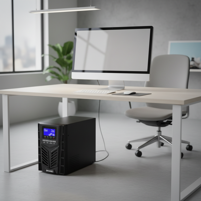 ZGD 2KVA/1800W Online UPS - 220V Dual Frequency (50Hz/60Hz) Built-in Battery Power Backup System