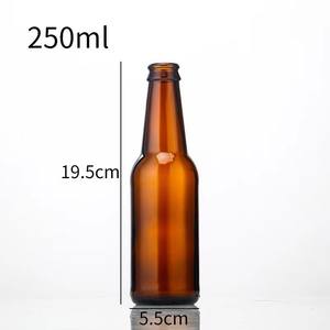 Nouvelles bouteilles de bière en verre ambré de 330 ml, bouteilles de boisson gazeuse transparente de 250 ml, bouteilles de verre cylindriques de 500 ml avec bouchon à vis et revêtement UV pour la tequila - Product Image 6