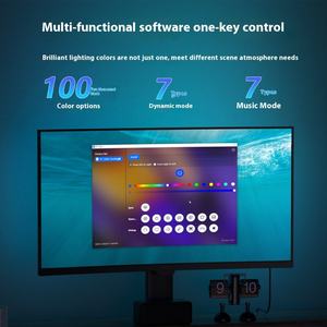 ไฟ LED แถบแสงพื้นหลังจอคอมพิวเตอร์ขนาด 27 32 นิ้ว สำหรับทีวี พีซี  ซิงโครไนซ์กับหน้าจอ  RGB สมาร์ท DIY ตกแต่งสร้างบรรยากาศสำหรับเกมและวันหยุด - Product Image 3