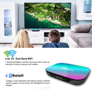Decodificador de TV Android 9.0 <span class=keywords><strong>HK1</strong></span> <span class=keywords><strong>BOX</strong></span> S905X3 4G 32G, el más vendido de fábrica, con WiFi dual 2.4G+5G, 4K, BT y reproductor multimedia inteligente STB - Product Image 6