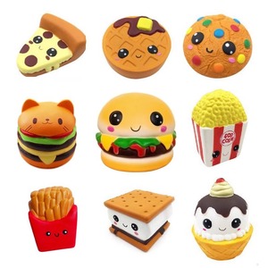 Kawaii <b>Mini</b> Bread Cartoon Food Squishy Toys Squishy Scented Slow Stress Relief Toy Supplies Kids Toy Gift Cute Cartoon Cake - Product Image 1
