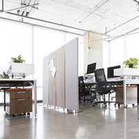 Solutions de cloisons de bureau intelligentes, Écrans de projection acoustiques tissés, Murs de cabine modulaires, Séparateurs de bureau portables, Panneaux d'occasion à prix abordable