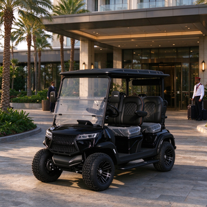 Voiture de golf électrique GRENTEK 4 places, sélection de couleur de peinture personnalisée, chariot de golf au lithium avec tableau de bord numérique - Product Image 1