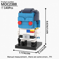 Set de Bloques de Construcción de Personajes de la Guerra Espacial, Kits de Bricolaje, Ladrillos MOC, Juguetes para Niños, Regalo, MOC2388