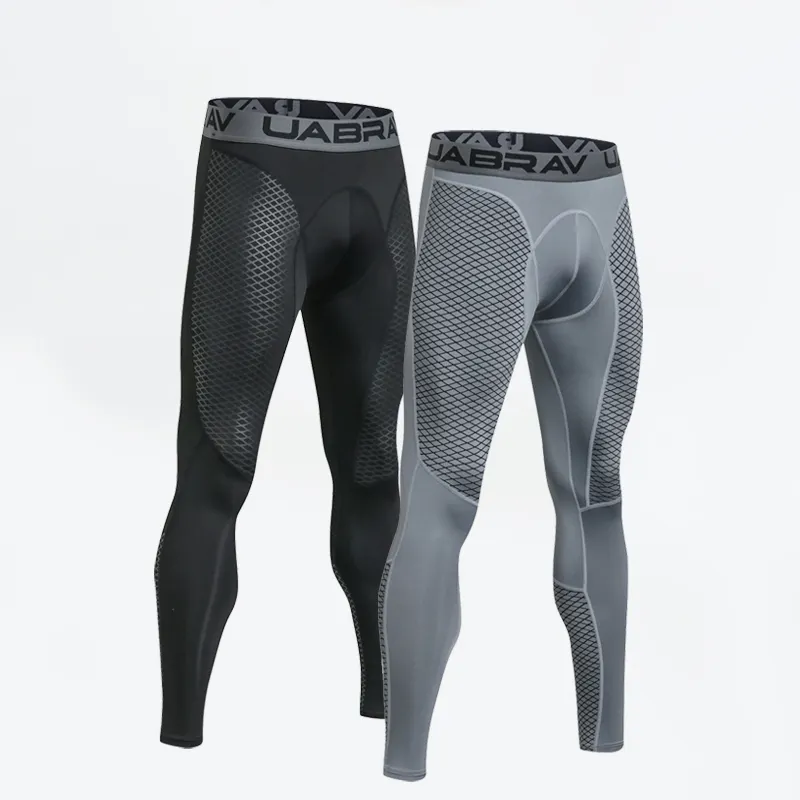 Logo personnalisé vente en gros de pantalons de survêtement de fitness pour hommes leggings de compression pour yoga vêtements de sport