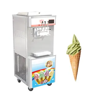 Wholesale Commercial Floor Standing Three Flavors Soft Serve Ice Cream Machine