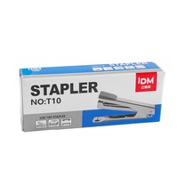 Vente en gros 10 # petite agrafeuse en métal durable bureau école papeterie cadeau avec logo personnalisé