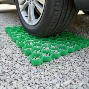 Grille en plastique HDPE pour gazon, allées, parkings, contrôle de l'érosion des pentes, stabilisation des sols, pavés en gravier et aménagement paysager - Product Image 1